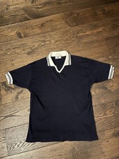 Duffer of St George Vintage Short Sleeves Top Size S Blue White