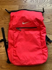 Nike Swimmers Backpack-Roll Top Sport Repel Swim Bag 32 Liters with/ 2 Mesh Bags