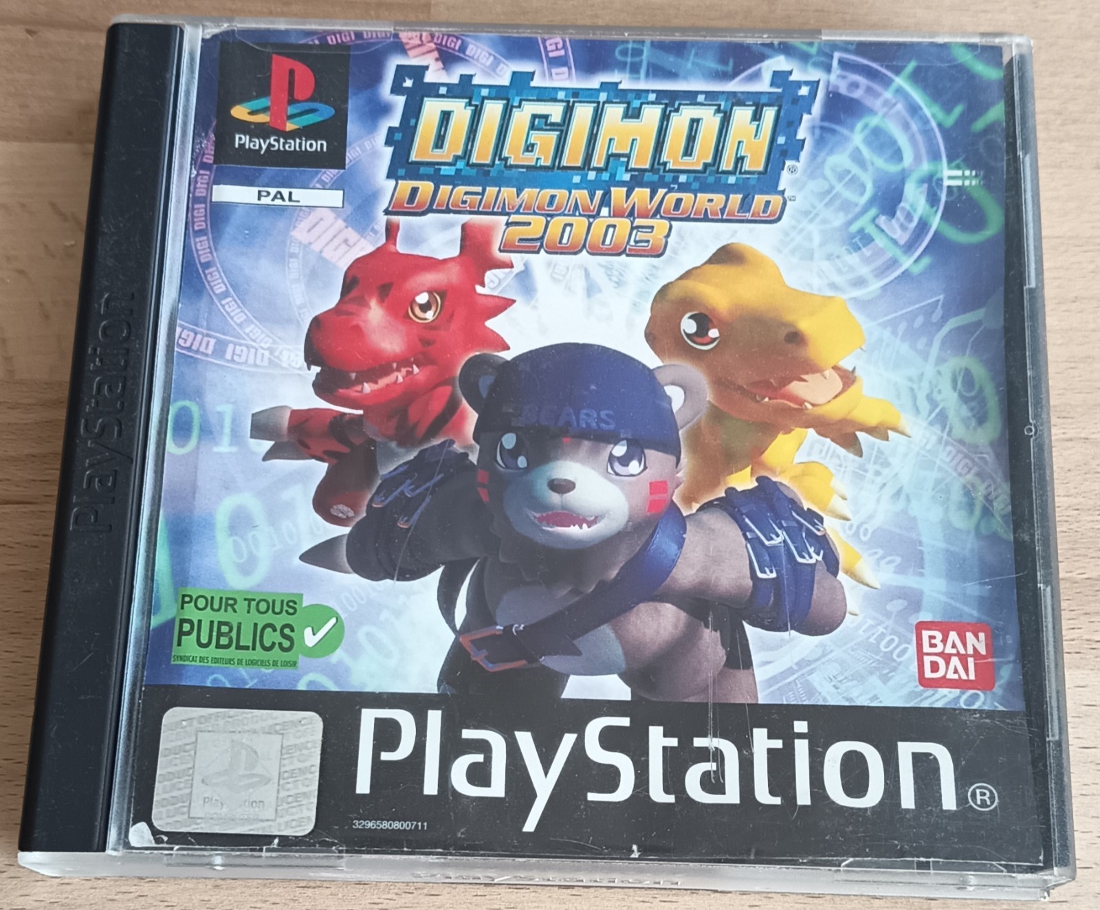 Playstation PS1 Boîte Notice ! SANS JEU ! Digimon World 2003  [PAL-FR] *JRF