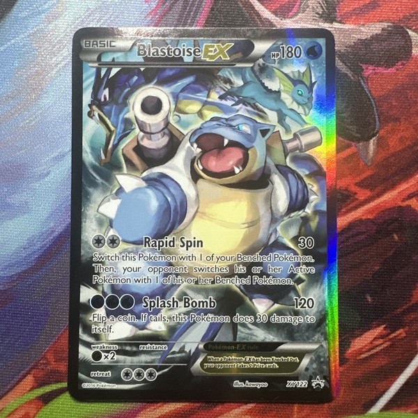 Pokemon Blastoise EX XY122 Full Art Black Star Promo Holo