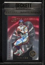 BAS 1997 Pinnacle Totally Certified Platinum Red 1274/4999 Brad Johnson #116 3c7