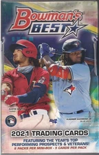2021 Bowman Best Baseball Master Hobby Box  - 4 auto's per box   -  Bowmans Best
