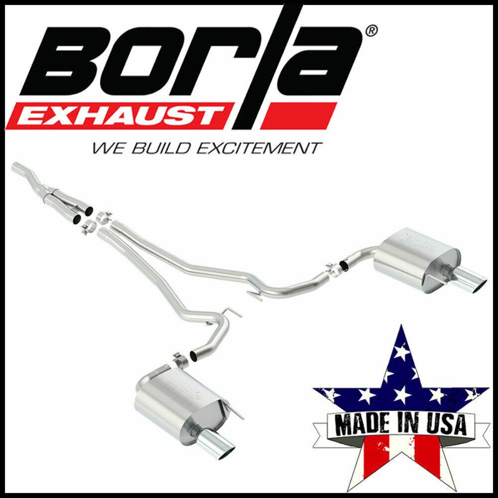 Borla ATAK Cat-Back Exhaust System Fits 2015-23 Ford Mustang Coupe