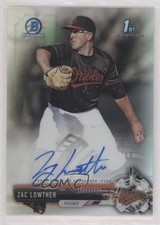 2017 Bowman Draft Chrome Pick Refractor 410/499 Zac Lowther #CDA-ZL Auto no9