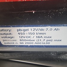 Bravo Pump with Battery Internal 12V