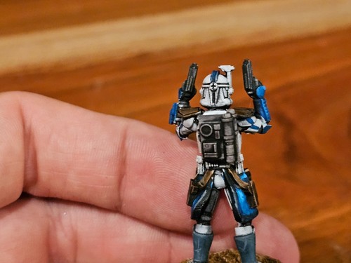 Star Wars Legion FFG Republic Clone Captain Rex Very Well Painted Proxy JK032 - Picture 16 of 17