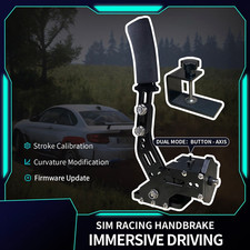 Sim Racing Handbrake Black USB plug in for PS...