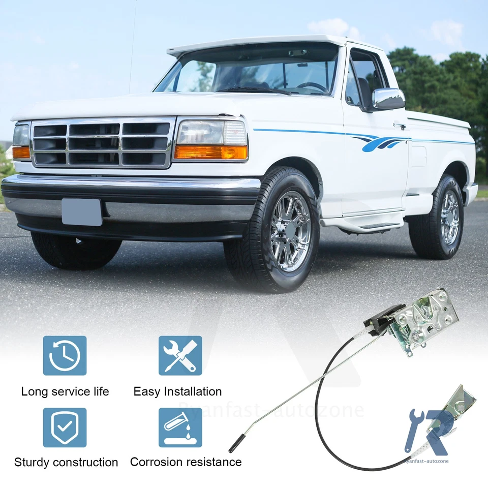 Door Latch Lock & Cable Rod Kit Front Right Passenger For Ford F-Series Bronco Foto 4 de 4