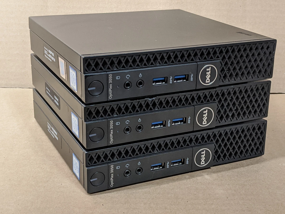 Lot of 3 Dell OptiPlex 3050M Mini PC Intel i5-7500T 2.7GHz 8GB RAM No HDD/SSD*