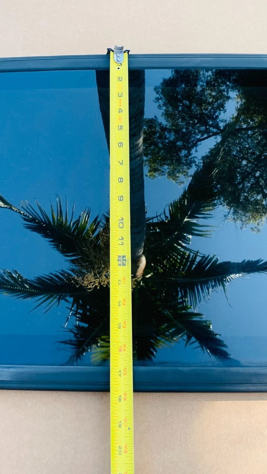 TOYOTA COROLLA TETO SOLAR LUA TETO JANELA DE VIDRO 1998-2002 USADO FABRICANTE DE EQUIPAMENTO ORIGINAL - Imagem 3 de 4