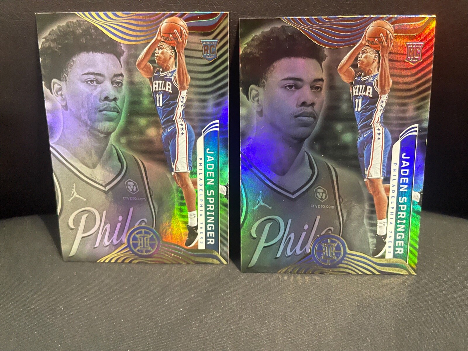 (2) 2021-22 Panini ILLusions Jaden Springer RC #178 Philadelphia 7ers