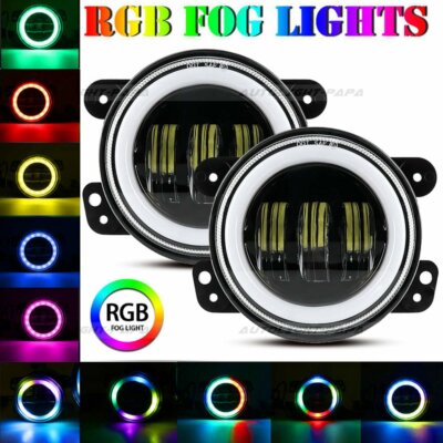 Aazon.co: Auxbea Luces Antiniebla LED De 4 Pulgadas Para Jeep