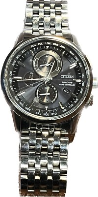 Citizen AT8110-53E World Chronograph A-T 43mm Analog Display Watch ...