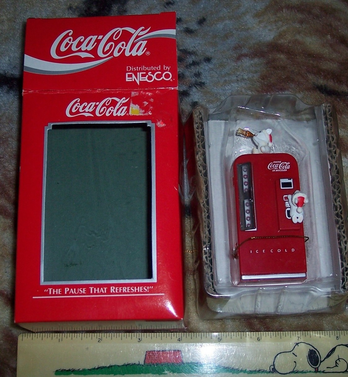 ENESCO COCA - COLA VENDING MACHINE ORNAMENT | eBay