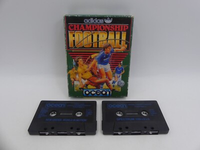 Adidas Championship Football NEW ORDER WORLD IN MOTIO Sinclair Spectrum 48K/128K