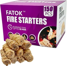 150Pcs Fire Starter, Natural Tumbleweed Fire Starters for Campfires, Fireplace,