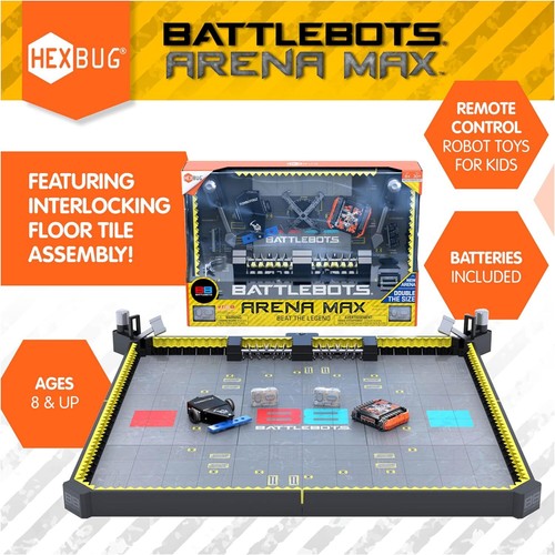 HEXBUG BattleBots Arena MAX, Remote Control Robot Toys for Kids New Version - 第 2/8 張圖片