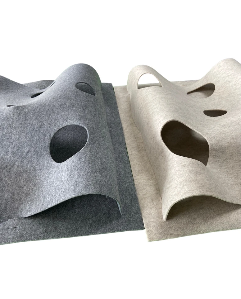 Katzenspielteppich Katzen Spielmatte Kratzmatte Katzenhöhle Katzenspielzeug FILZ - Bild 3 von 4