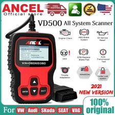 ANCEL VD500 OBD2 Scanner Code Reader All System Car Diagnostic Tool For Skoda