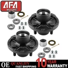 New Pair 4 on 4 Bolt Trailer Idler Hub w/Hardware Kits For 2000LBS Axle 4 Lugs