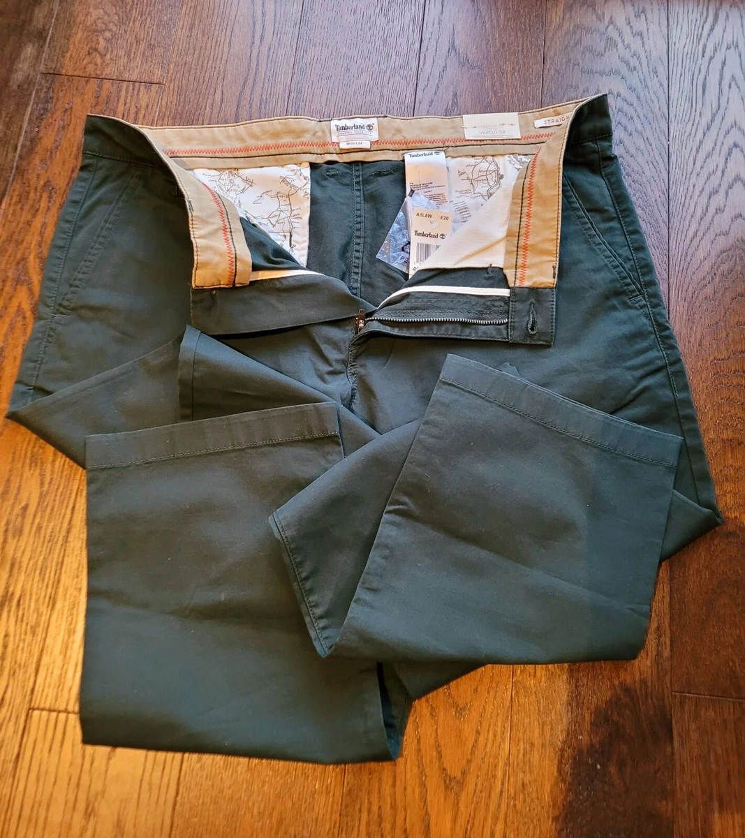 Timberland Mens Straight Fit Trousers Style A1L8W GENUINE