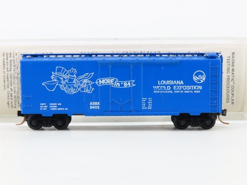 Microtrenes Kadee escala N MTL AkSarBen ASBX más en '84 World Expo Boxcar 8405 | Zustand: Used