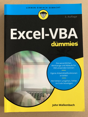 Excel-VBA für Dummies von John Walkenbach | Buch | gebraucht - Privatverkauf