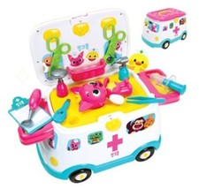 PINKFONG 911 Ambulance Car Hospital Play Toy Role Play Kids Baby