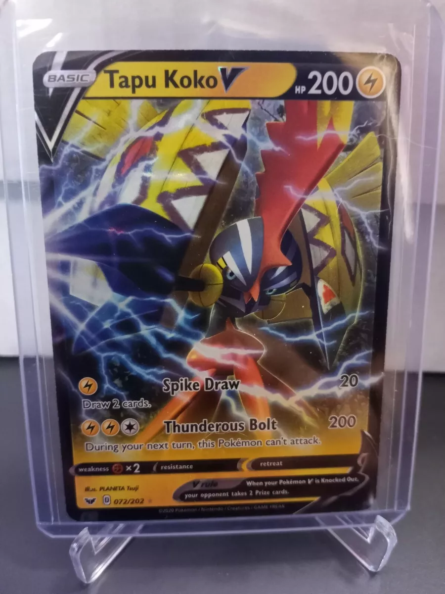 Tapu Koko V - 072/202 Ultra Rare - Sword and Shield