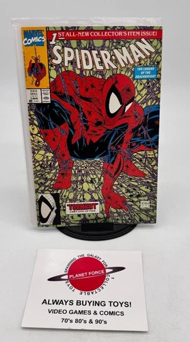 Spider-Man #1 Comic 1990 Marvel Comics Legend Of The Arachknight Torment Part 1