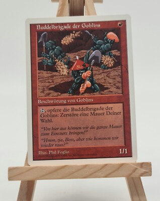 Buddelbrigade der Goblins 5. Edition (5ED) Magic Karte DE (Goblin Digging Team)