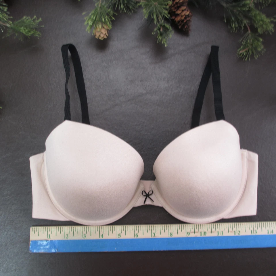 Sujetador Aerie 34DD Rosa Acolchado Con Aros Cierre Ajustable Espalda Foto 2 de 4