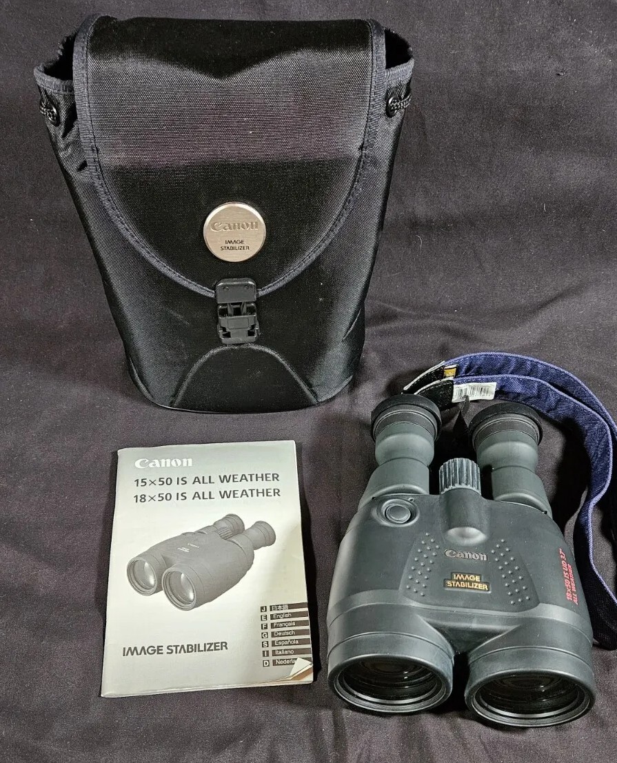 Canon 18x50 IS Image Stabilized All Weather 3.7