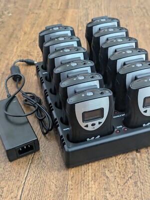 12 - Williams Sound PPA R38 Receivers with charger TFP037 for translation