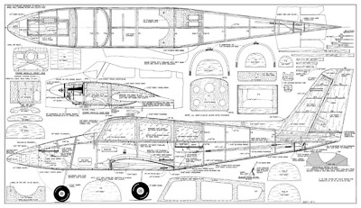 GULFSTREAM GA 7 American Cougar, SOCATA TB 320 Tangara. Modellbauplan