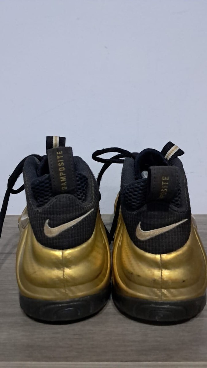 Nike Foamposite Pro Metallic Gold Size 9.5 / 43 EU | eBay