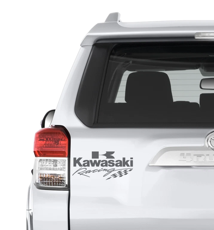 Calcomanía de vinilo para parachoques de ventana Kawasaki Racing Jet Ski 4x4 SxS todo terreno Foto 2 de 3