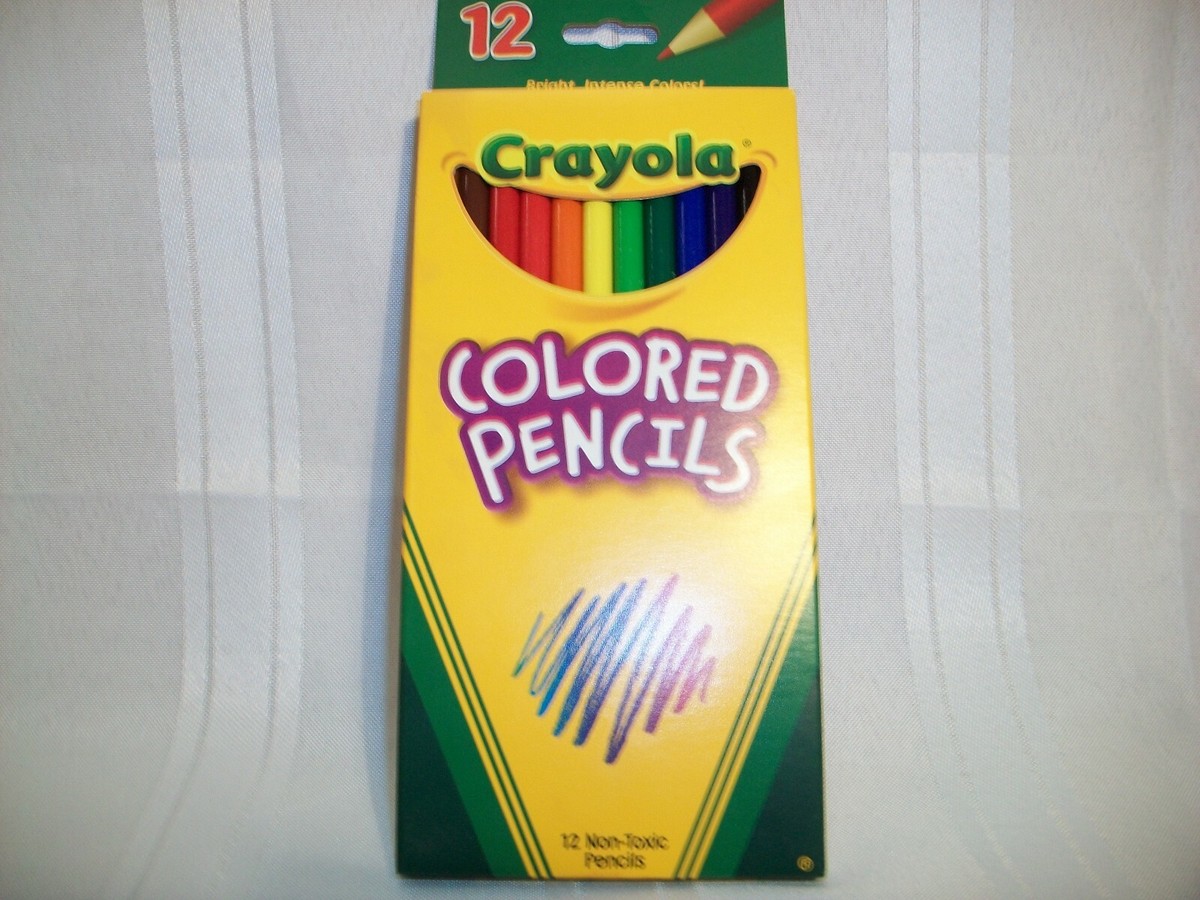 Crayola 68-4012 Matite Colorate Lunghe – 12 Colori – Legno Riforestato – Colori Morbidi – Ideali Per Scuola E Hobby