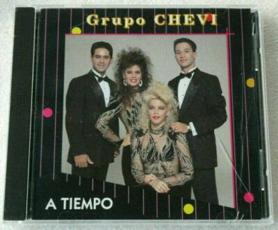 GRUPO CHEVY / ''A TIEMPO'' CD 1991 WEA LATINA MERENGUE SALSA RARE OOP