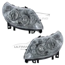 Headlights Citroen Relay Van 2011-2014 Chrome Headlamps Drivers & Passenger Side