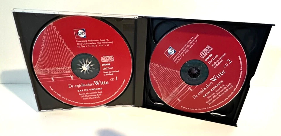 De Orgelmakers Witte 4 CD Box Set Dutch Organ Builders Estate Fresh Prominent - Image 2 of 4
