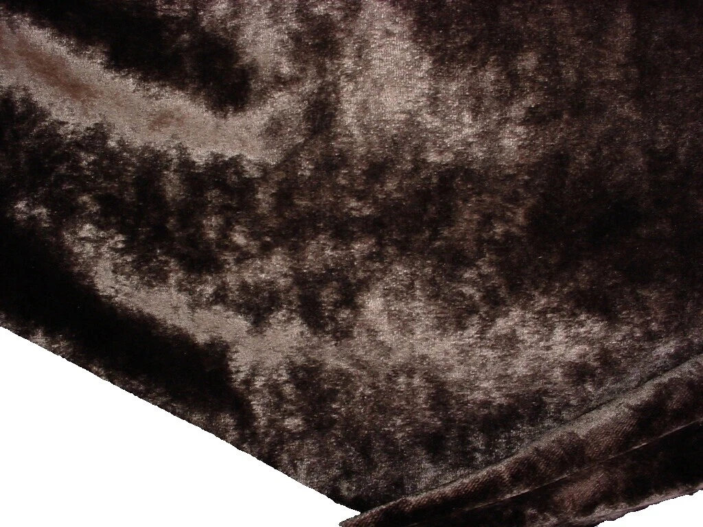 Géneros artesanales de tapicería Terciopelo Aplastado Marrón