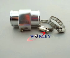 32mm Water Temp Joint Pipe Radiator Hose Temperature Gauge Sensor Adapter Silver