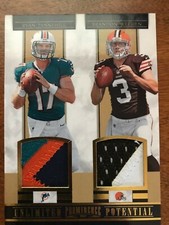 2012 Prominance Unlimited Potential Tannehill / Weeden Dual Jersey 47/49 5 Color