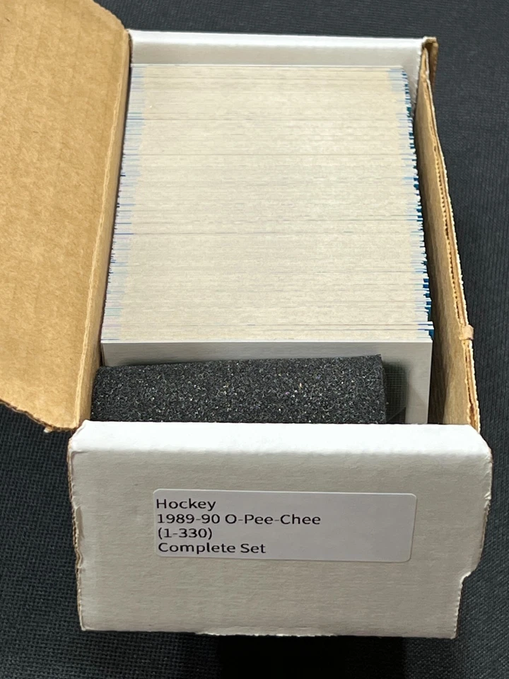 1989-90 O-Pee-Chee OPC Hockey Complete Set (1-330) Sakic/Leetch/Linden RC's - Image 2 of 4