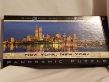 Buffalo Games New York , NY Panoramic puzzle 750 pc EUC Time Square