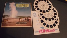 1962 VIEW MASTER REEL SET VIEWMASTER 3 REELS YELLOWSTONE NATIONAL A306 SAWYER'S