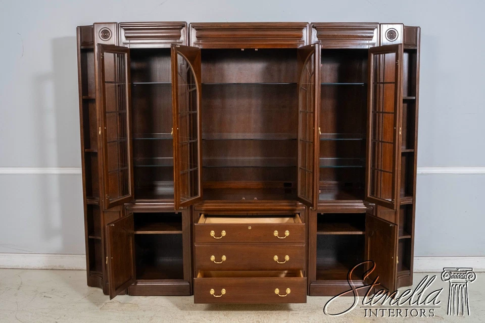 70383: Gabinete de China HARDEN Cherry grande de 5 piezas para centro de entretenimiento Foto 3 de 4