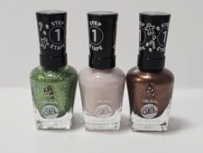 Sally Hansen Miracle Gel Holiday Collection Nail Polish. 233, 913, 915