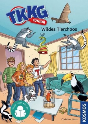 TKKG Junior, 4, Wildes Tierchaos|Christine Haas|Gebundenes Buch|Deutsch